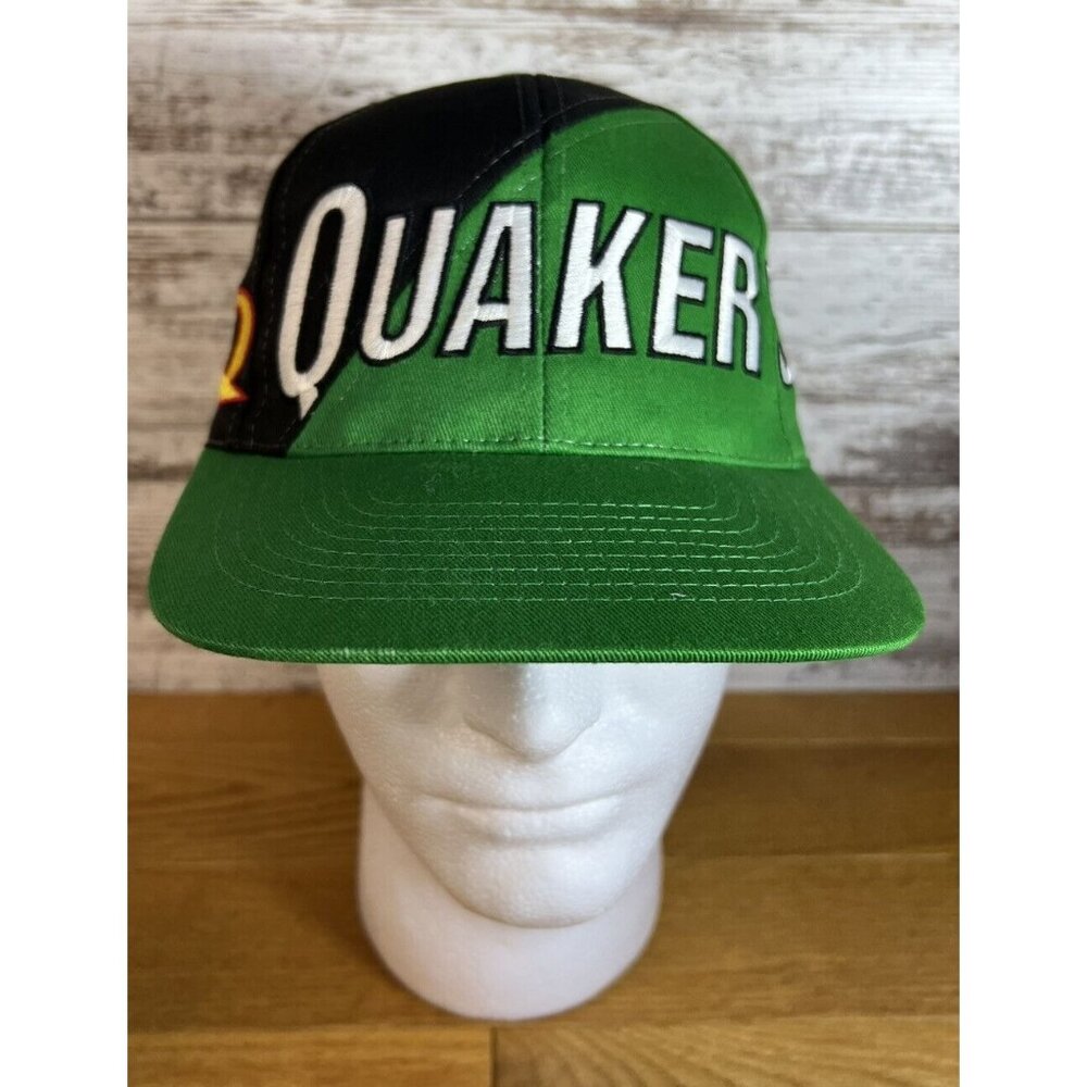 Vintage Quaker State Racing Embroidered SnapBack Hat Cap NEW